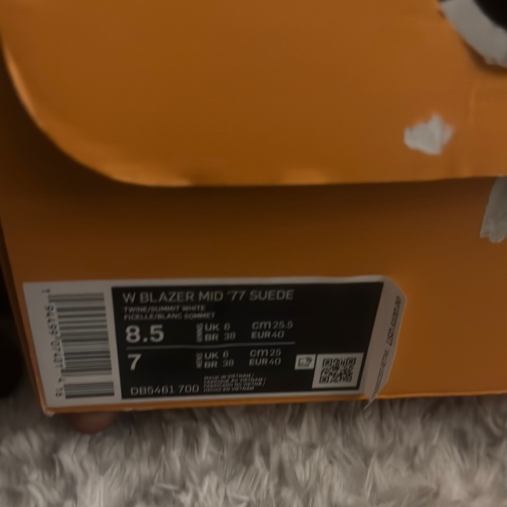 Blazer Mid '77 Suede Sneakers - Orange